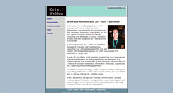 Desktop Screenshot of kristiweldon.com